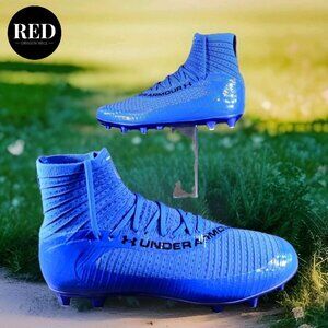 Under Armour UA Highlight 2 MC Knit Blue Football Cleats 3027304-400 - Men's 12